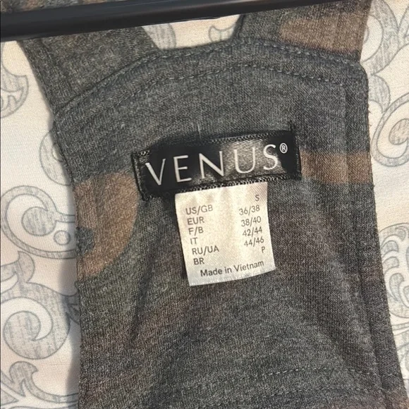 VENUS Green and Brown Camouflage Jumpsuit Relaxed Fit - Picture 8 of 8